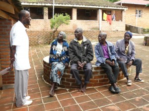 Glaucoma patients at Nkhoma on World Glaucoma Day