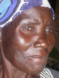 Mrs Kalembo in the village, before coming to Nkhoma